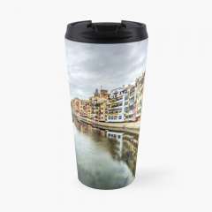 The Houses on the River Onyar (Girona, Catalonia) - Travel Mug