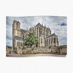Cathedral of Saint Julian of Le Mans (France) - Poster