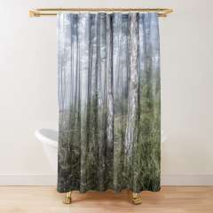 The Misty Forest - Shower Curtain