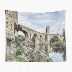 Besalu Romanesque Bridge (Catalonia) - Tapestry