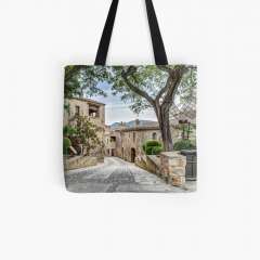 Pals, A Lovely Medieval Village (Catalonia) - All Over Print Tote Bag