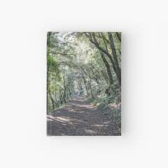 Path Between Trees (Santa Pau, Catalonia) - Hardcover Journal