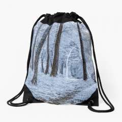 Winter Snowfall - Drawstring Bag