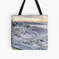 The Amphitheatre of Tarraco (Tarragona, Catalonia) - All Over Print Tote Bag