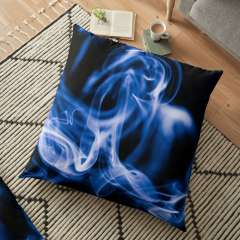 Smoke Close Up - Floor Pillow
