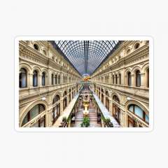 GUM Department Store In Moscow - Glossy Sticker