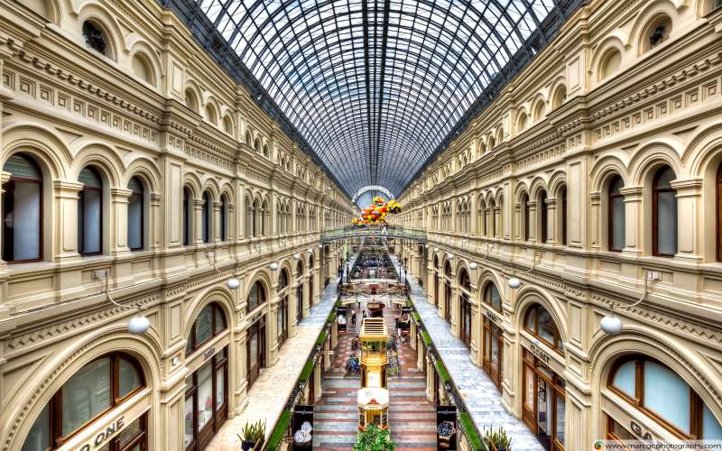 GUM Department Store In Moscow Free 4K HD Wallpaper