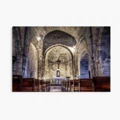 Le Castellet Medieval Church - Canvas Print