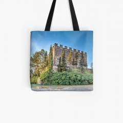 Castell de Balsareny (Catalonia) - All Over Print Tote Bag
