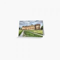 The Rocca Sforzesca of Imola (Italy) - Greeting Card