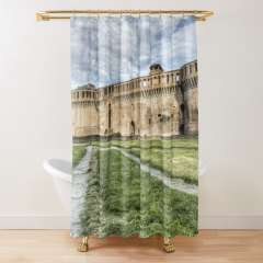 The Rocca Sforzesca of Imola (Italy) - Shower Curtain
