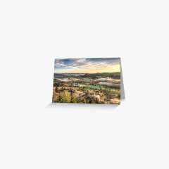 Views from Balsareny Castle - Greeting Card