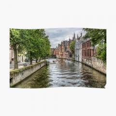 The Groenerei Canal in Bruges (Belgium) - Poster