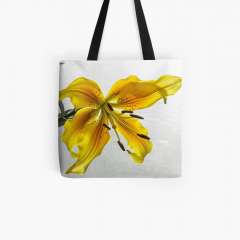 The Yellow Lily - All Over Print Tote Bag