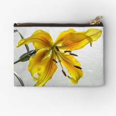 The Yellow Lily - Zipper Pouch