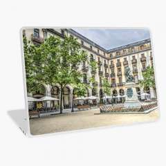 Independence Square in Girona (Catalonia) - Laptop Skin