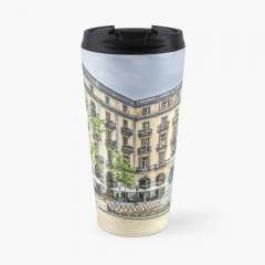 Independence Square in Girona (Catalonia) - Travel Mug