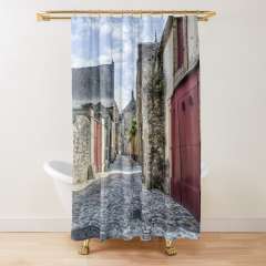 Le Mans Medieval Streets - Shower Curtain