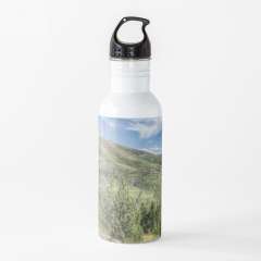 The Puigmal seen from the Collet de les Barraques (Catalan Pyrenees) - Water Bottle