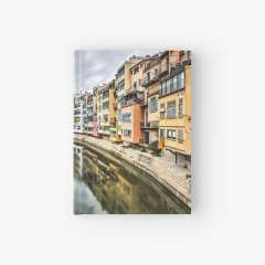 The Houses on the River Onyar (Girona, Catalonia) - Hardcover Journal