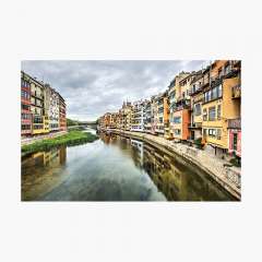 The Houses on the River Onyar (Girona, Catalonia) - Photographic Print