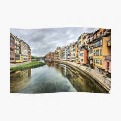 The Houses on the River Onyar (Girona, Catalonia) - Poster