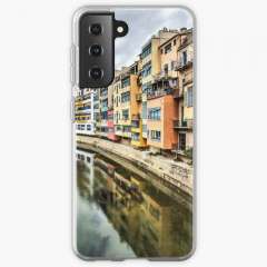 The Houses on the River Onyar (Girona, Catalonia) - Samsung Galaxy Soft Case