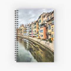 The Houses on the River Onyar (Girona, Catalonia) - Spiral Notebook