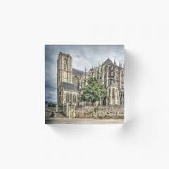 Cathedral of Saint Julian of Le Mans (France) - Acrylic Block