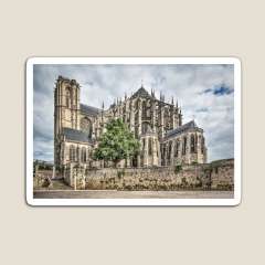 Cathedral of Saint Julian of Le Mans (France) - Magnet
