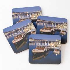 Maastricht Jetty On The Maas River - Coasters (Set of 4)