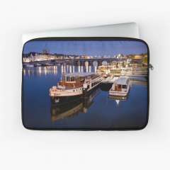 Maastricht Jetty On The Maas River - Laptop Sleeve