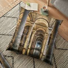Sunken Palace or Basilica Cistern (Istanbul, Turkey) - Floor Pillow