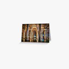 Sunken Palace or Basilica Cistern (Istanbul, Turkey) - Greeting Card