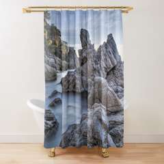 Cala dels Frares (Lloret de Mar, Catalonia) - Shower Curtain