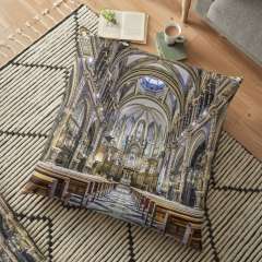 Montserrat Abbey (Catalonia) - Floor Pillow