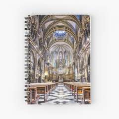 Montserrat Abbey (Catalonia) - Spiral Notebook