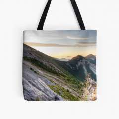 Sunrise in the Pyrenean, Catalonia - All Over Print Tote Bag