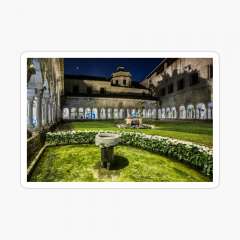 Girona Cathedral Cloisters (Catalonia) - Glossy Sticker