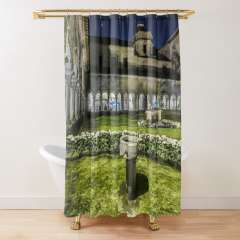 Girona Cathedral Cloisters (Catalonia) - Shower Curtain