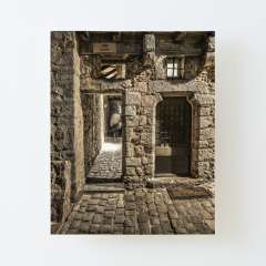 A Narrow Alley in Le Mans (France) - Canvas Mounted Print