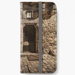 A Narrow Alley in Le Mans (France) - iPhone Wallet