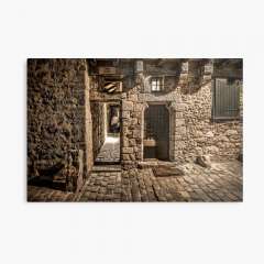 A Narrow Alley in Le Mans (France) - Metal Print