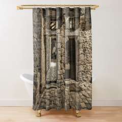 A Narrow Alley in Le Mans (France) - Shower Curtain