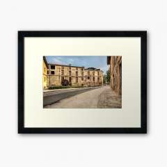 The Tanneries Neighborhood (Vic, Catalonia) - Framed Art Print