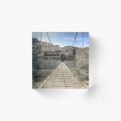 Rupit's Hanging Bridge (Catalonia) - Acrylic Block