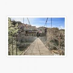 Rupit's Hanging Bridge (Catalonia) - Glossy Sticker