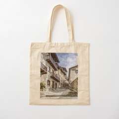 Rupit's Natural Stone Street (Catalonia) - Cotton Tote Bag