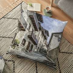 Rupit's Natural Stone Street (Catalonia) - Floor Pillow