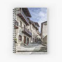 Rupit's Natural Stone Street (Catalonia) - Spiral Notebook